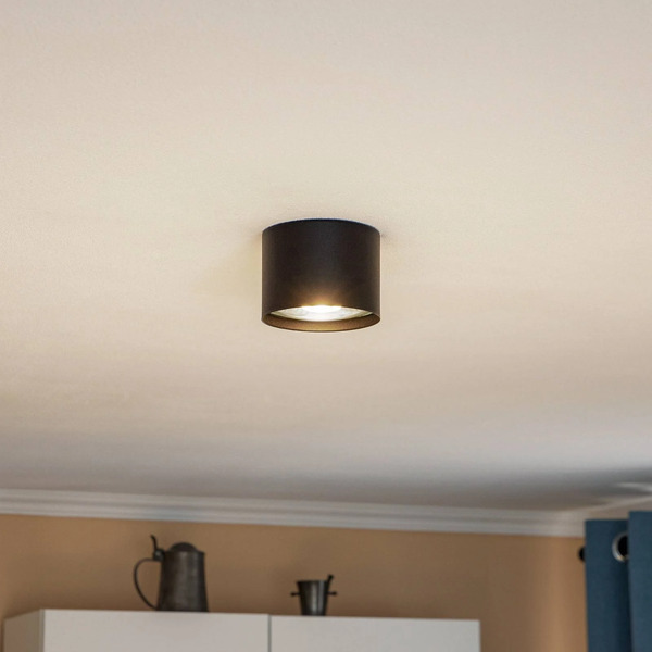  Euluna Euluna Downlight Chloe, Black, ø 11.5 Cm Rigid Steel 