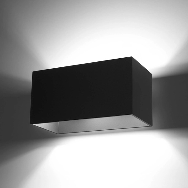  Euluna Euluna Elestren Wall Light, Angular, Black 