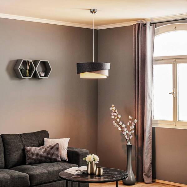  Euluna Euluna Kobo Pendant Light, Graphite/grey/white 