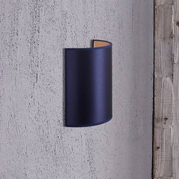  Euluna Euluna Satin Wall Light In Dark Blue/gold 