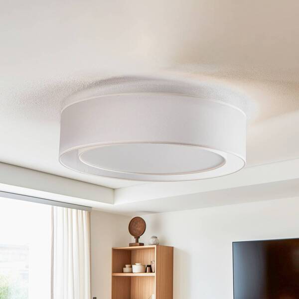  Euluna Euluna Tibu Ceiling Light, Textile, ø50cm, Ecru 