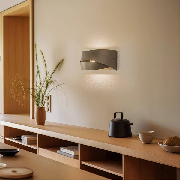  Euluna Euluna Tornado Wall Light, Coffee Brown 