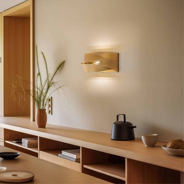  Euluna Euluna Tornado Wall Light, Gold 