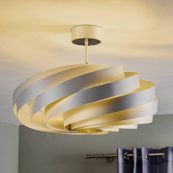  Euluna Euluna Vento Ceiling Light, Aluminium-coloured, ø 60 Cm, Metal 