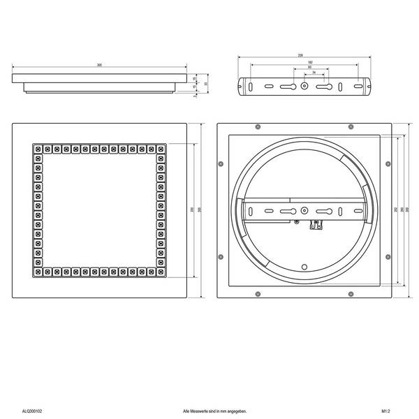  Evn Evn Alq Led Panel White 15w 30x30cm 3,000k 