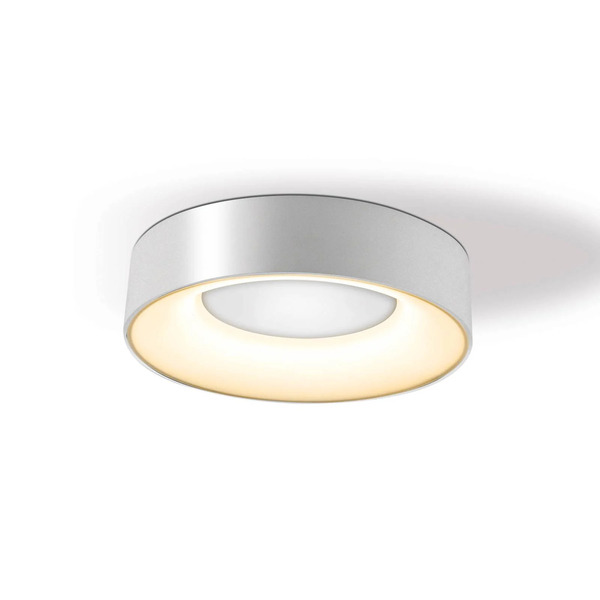  Evn Evn Led Ceiling Light Sauro, ø 30 Cm, Silver 