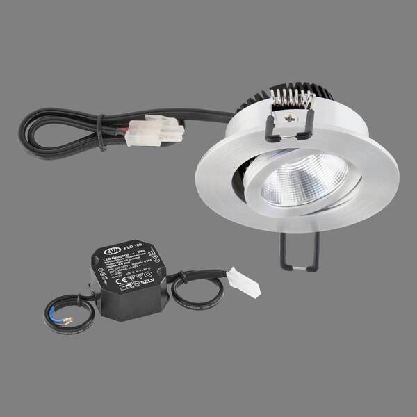  Evn Evn Pc20 Recessed Lamp Round Dimmer 3000k Alu 