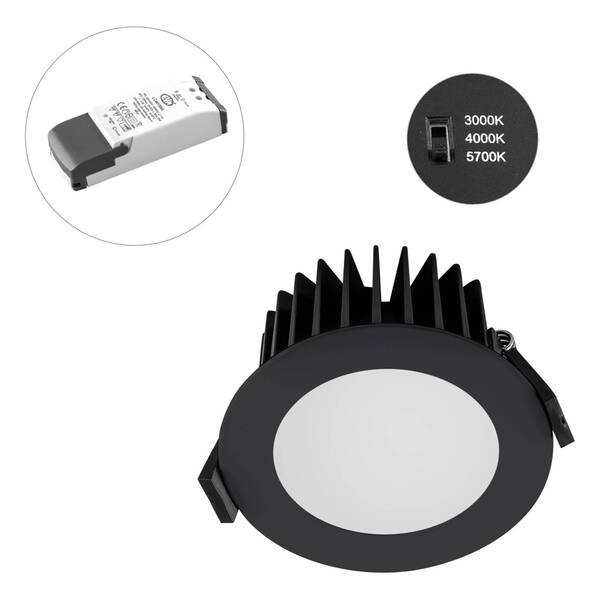  Evn Evn Solido85, 230 V, Dimmable, Cct, Anthracite 