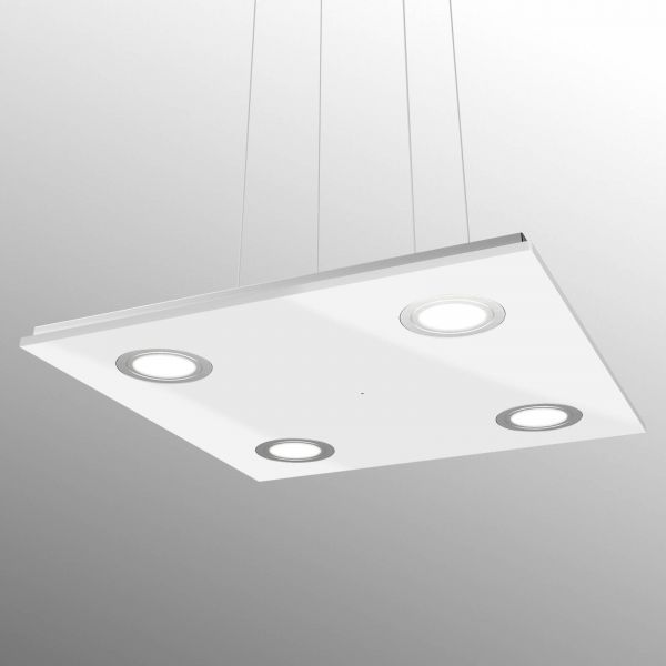  Evotec Evotec Pano Square Led Hanging Light, White 