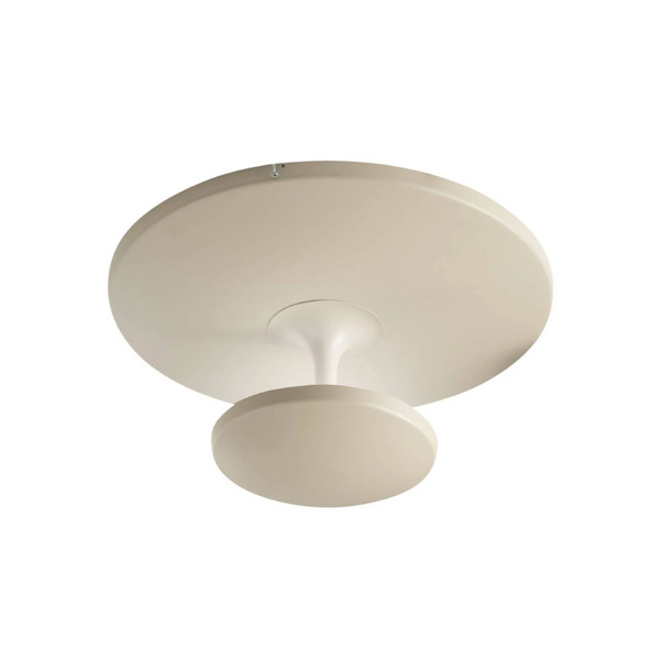  Fabas Luce Fabas Luce Conrad Led Ceiling Lamp, Sand-coloured, ø 50 Cm, Metal, Dimmable 