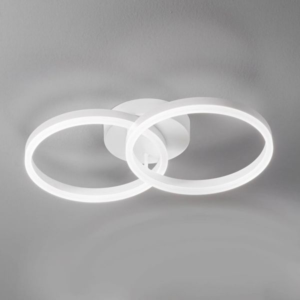  Fabas Luce Fabas Luce Giotto Led Ceiling Light, Two-bulb, White 
