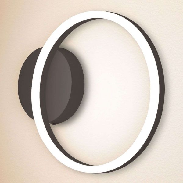  Fabas Luce Fabas Luce Giotto Led Wall Light, One-bulb, Black 