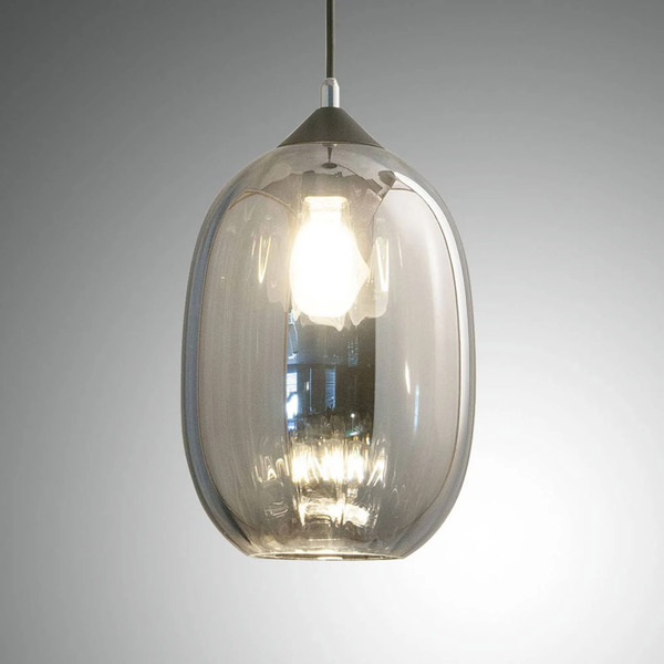  Fabas Luce Fabas Luce Infinity Pendant Light Made Of Glass, 1-bulb, ø 20cm 