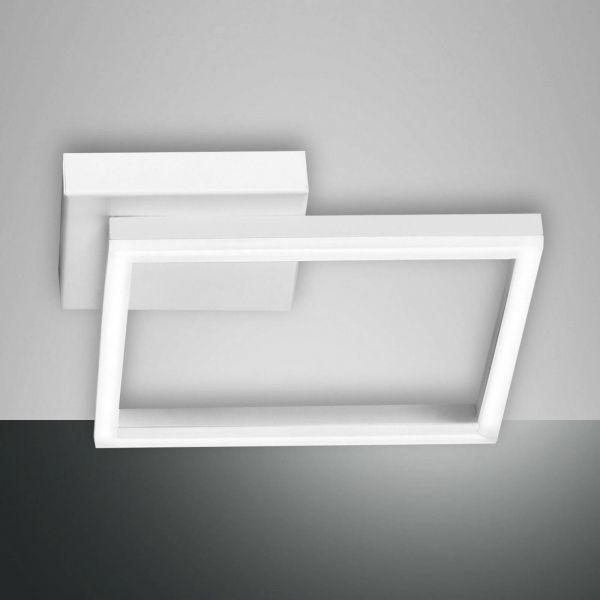  Fabas Luce Fabas Luce Led Ceiling Lamp Bard, 27x27cm, White 