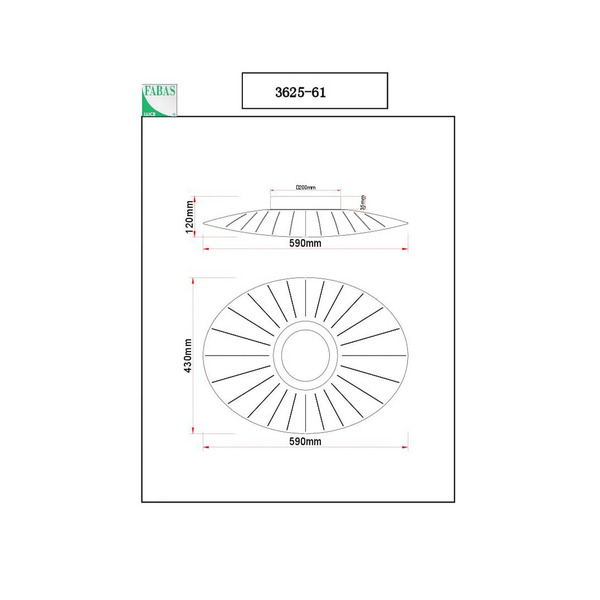  Fabas Luce Fabas Luce Led Ceiling Light Vela, White/transparent, Acrylic, Dimmable 