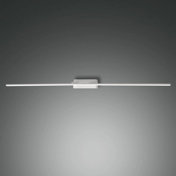  Fabas Luce Fabas Luce Led Mirror Light Nala, White, Width 110 Cm, Metal 