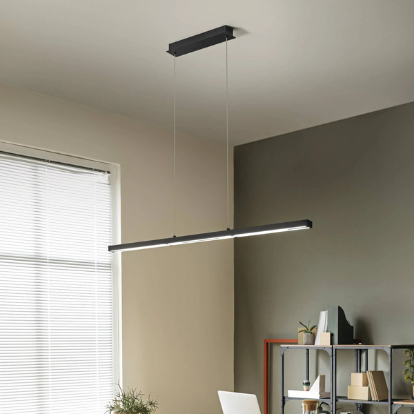  Fabas Luce Fabas Luce Led Pendant Light Ling, Black, Up- And Downlight, Dimmable 