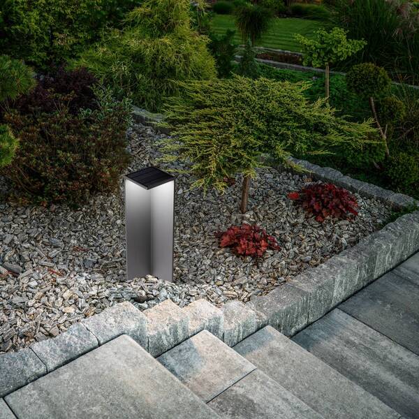  Fabas Luce Fabas Luce Led Solar Path Light Fold, Dark Grey, Motion Detector, Ip54 