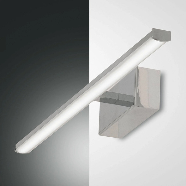 Fabas Luce Fabas Luce Led Wall Light Nala, Chrome, Width 50 Cm 