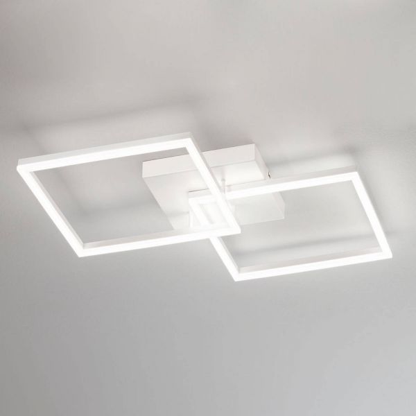  Fabas Luce Fabas Luce Modern Led Ceiling Lamp Bard In White 