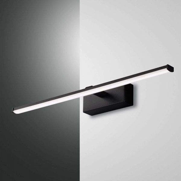  Fabas Luce Fabas Luce Nala Led Wall Light, Black, Width 50 cm 