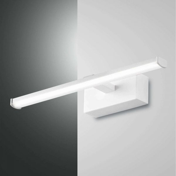  Fabas Luce Fabas Luce Nala Led Wall Light, White, Width 30 cm 