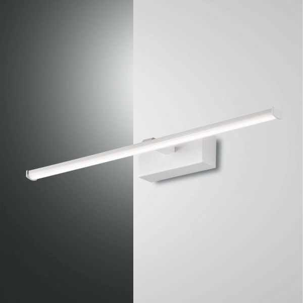  Fabas Luce Fabas Luce Nala Led Wall Light, White, Width 50 cm 