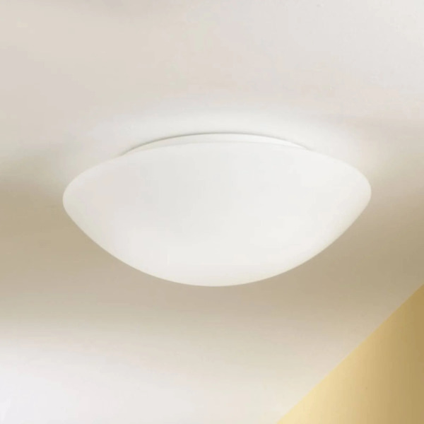  Fabas Luce Fabas Luce Pandora Ceiling Light, ø 25 Cm, Glass, White 