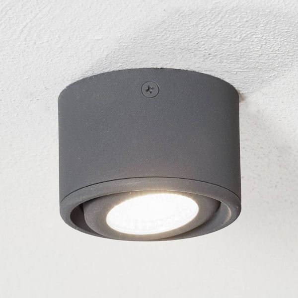  Fabas Luce Fabas Luce Pivotable Head - Anzio Led Downlight, Anthracite 
