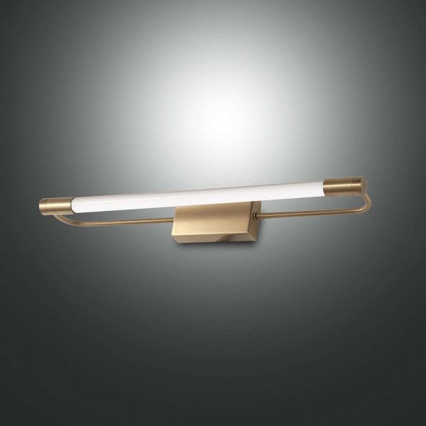  Fabas Luce Fabas Luce Rapallo Led Wall Light, Brass, Ip44, 40 cm 