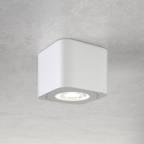  Fabas Luce Fabas Luce Square Palmi Led Downlight In White 