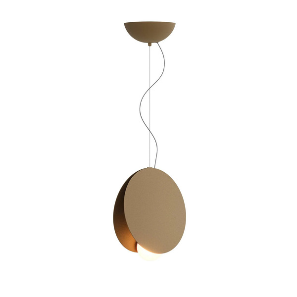  Fabbian Fabbian Akoya Hanging Light, Bronze, ø30cm, 3000k, 1-10vdimmable 