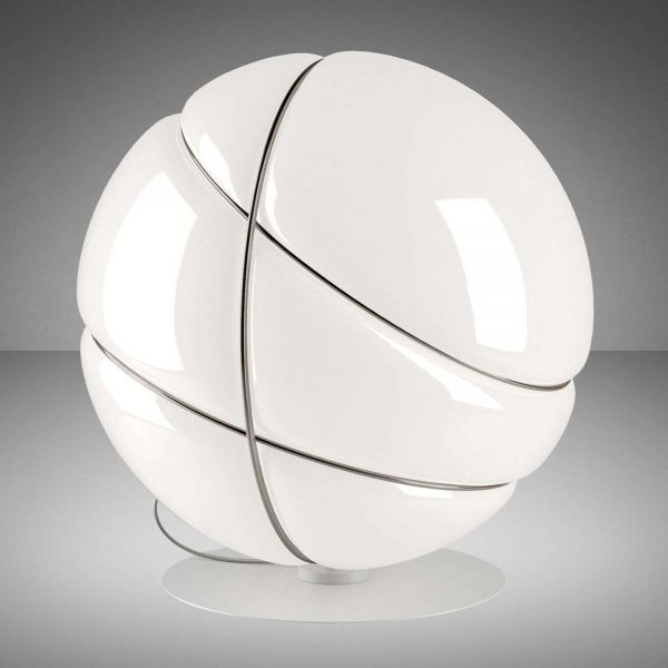  Fabbian Fabbian Armilla Glass Table Lamp White, Burnished 