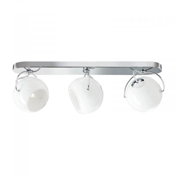  Fabbian Fabbian Beluga White Ceiling Lamp Direct 3-bulb 