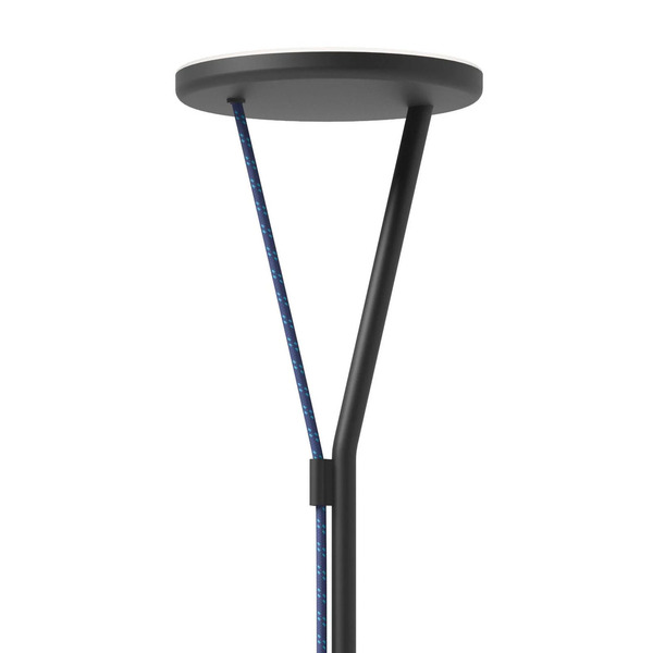  Fabbian Fabbian Led Floor Lamp Rio, Anthracite, Dimmable, 3,000 K 