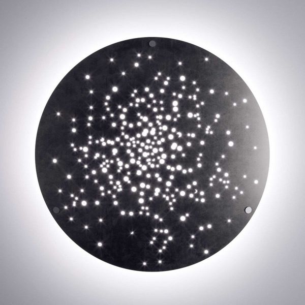  Fabbian Fabbian Lens Led Wall Light ø 90 cm Burnished 