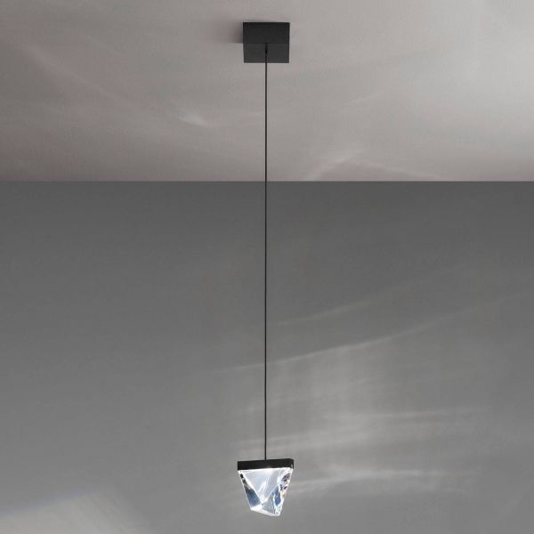  Fabbian Fabbian Tripla Led Hanging Light Anthracite 