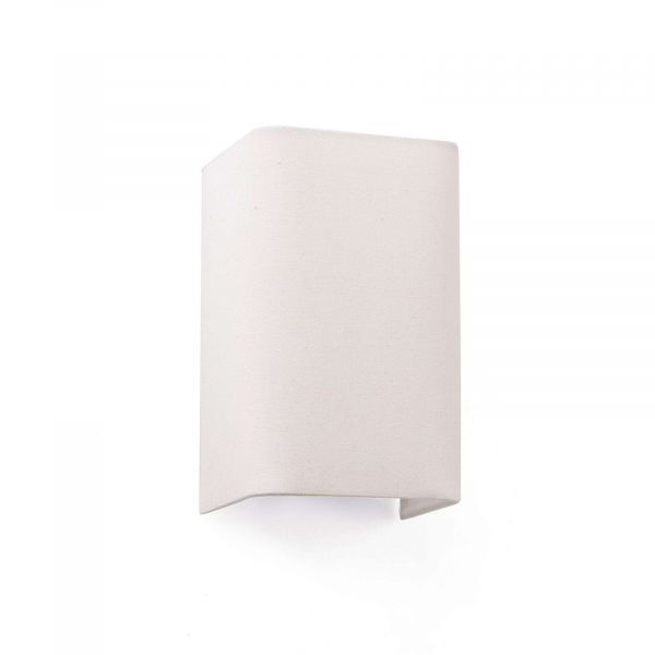  Faro Barcelona Faro Barcelona Cotton Wall Light, Angular, 20 X 12 Cm, Beige 