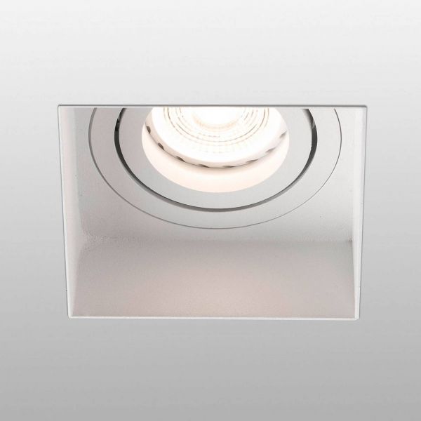  Faro Barcelona Faro Barcelona Hyde Downlight 1-bulb Angular Pivotable White 