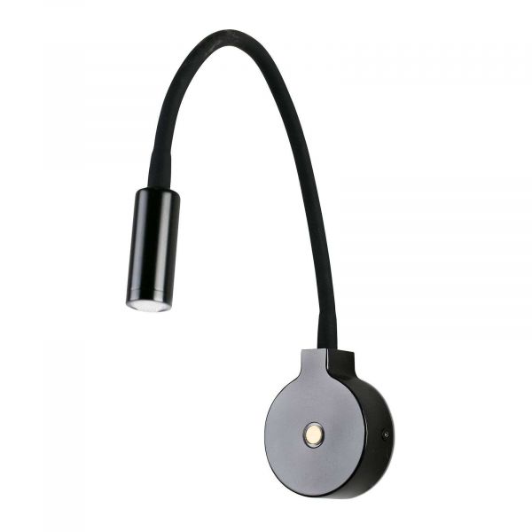 Faro Barcelona Faro Barcelona Pixie Led Wall Light, Flexible Arm, Black 