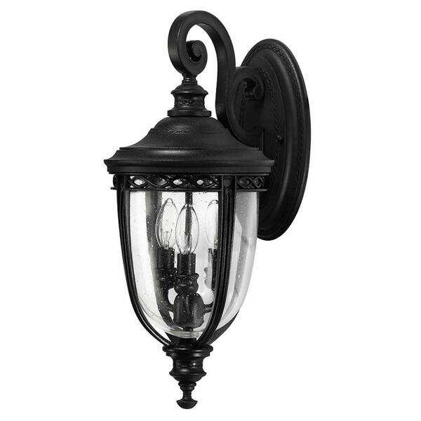  Feiss Feiss English Bridle Wall Lantern Ip44 ø 21.6 Cm Black 