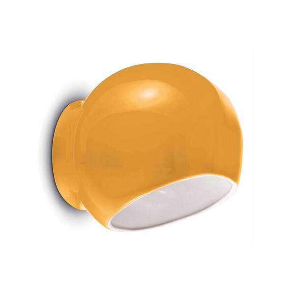  Ferroluce Ferroluce Ayrton Ceramic Wall Light, Yellow 