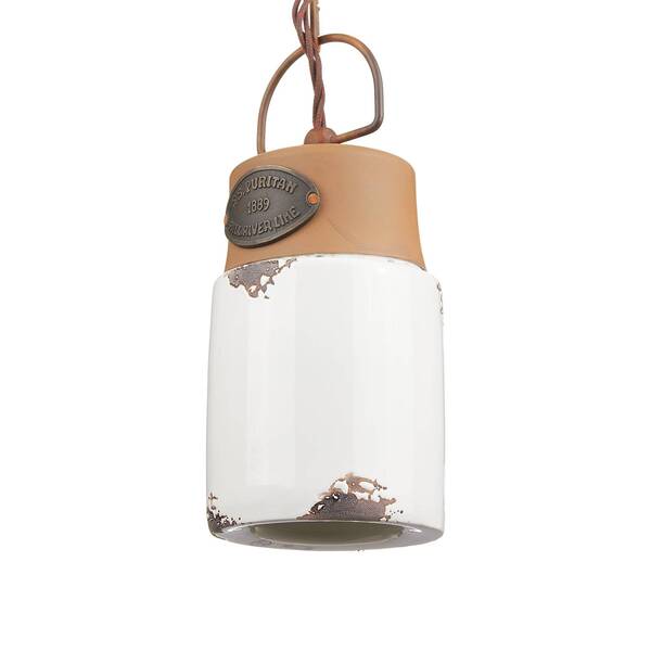  Ferroluce Ferroluce C1620 Hanging Light, Ceramic And Metal, White 