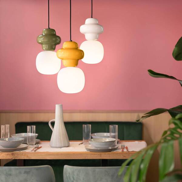  Ferroluce Ferroluce Copacabana Hanging Light, Sage Green 
