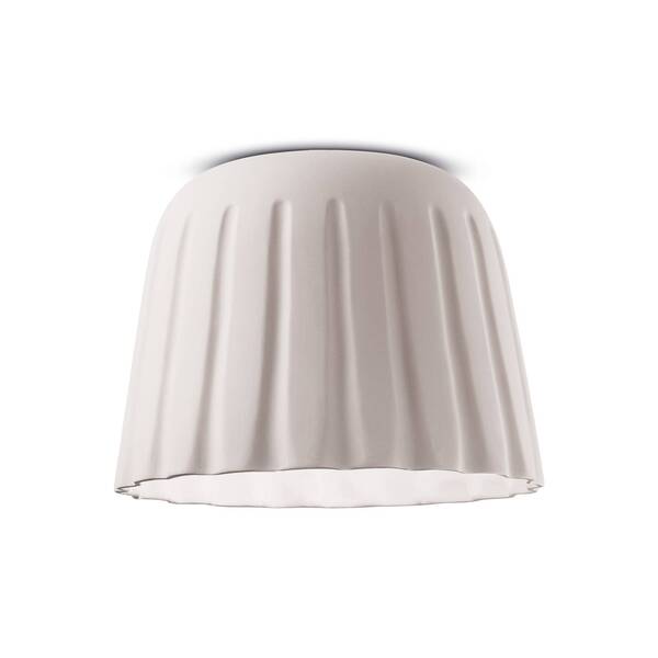  Ferroluce Ferroluce Madame Gres Ceramic Ceiling Light Height 29 Cm, White 
