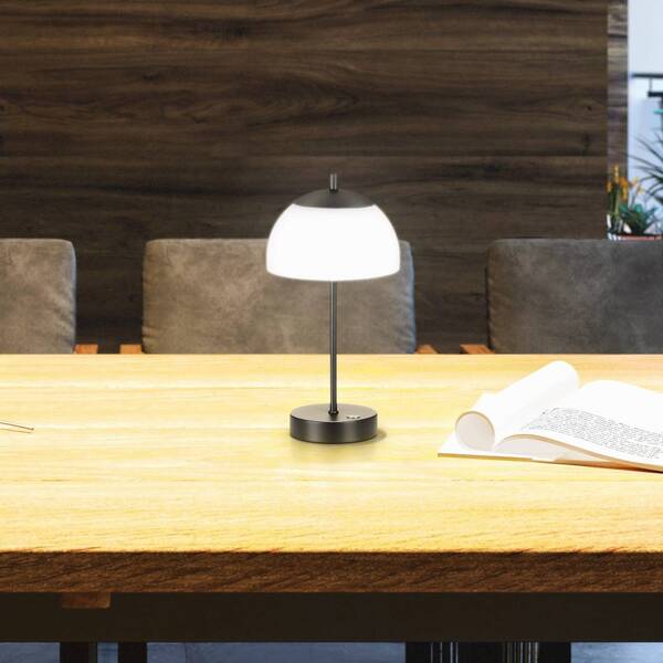  Fh Lighting Fh Lighting Led Table Lamp Riva, Black, Cct, Dimmable, Height 35cm 