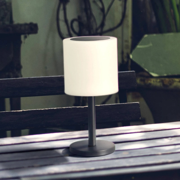  Fh Lighting Fh Lighting Milano Pro Led Solar Outdoor Table Lamp, Rgbw, Remote Control 