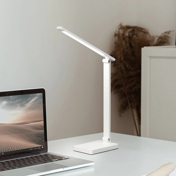  Fh Lighting Fh Lighting Ole Led Rechargeable Desk Lamp, White, Sensor, Dimmable, Cct 