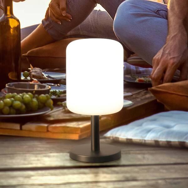  Fh Lighting Fh Lighting Volterra Pro Led Rechargeable Table Lamp, Ip54, Rgbw, Remote Control 