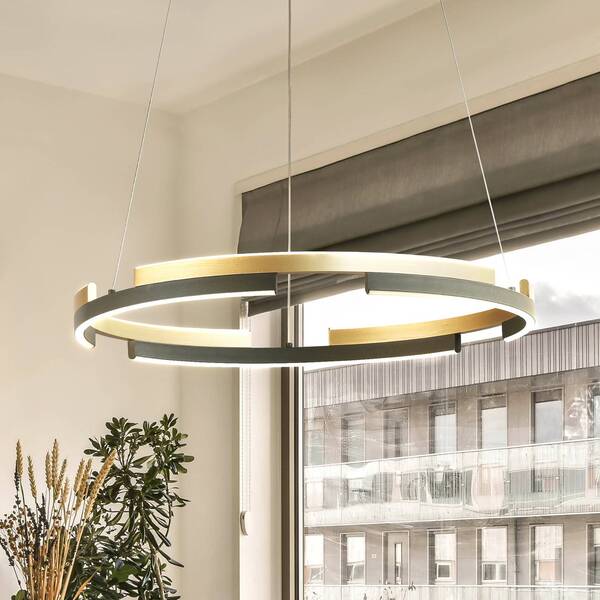  Fischer & Honsel Fischer & Honsel Circly Led Pendant Light, Metal, Remote Control, Cct, Dimmable 